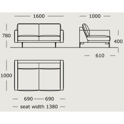 Module 1 – 160 cm – EDGE V1 - Wendelbo