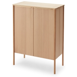 Cabinet Haut Jut  – Chêne huilé – 86,5 x 39,5 x H114 cm - Skagerak by Fritz Hansen