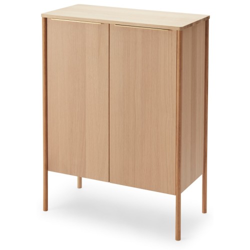 Cabinet Haut Jut  – Chêne huilé – 86,5 x 39,5 x H114 cm - Skagerak by Fritz Hansen