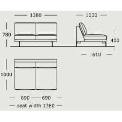 Module 2 – 138 cm – EDGE V1 - Wendelbo