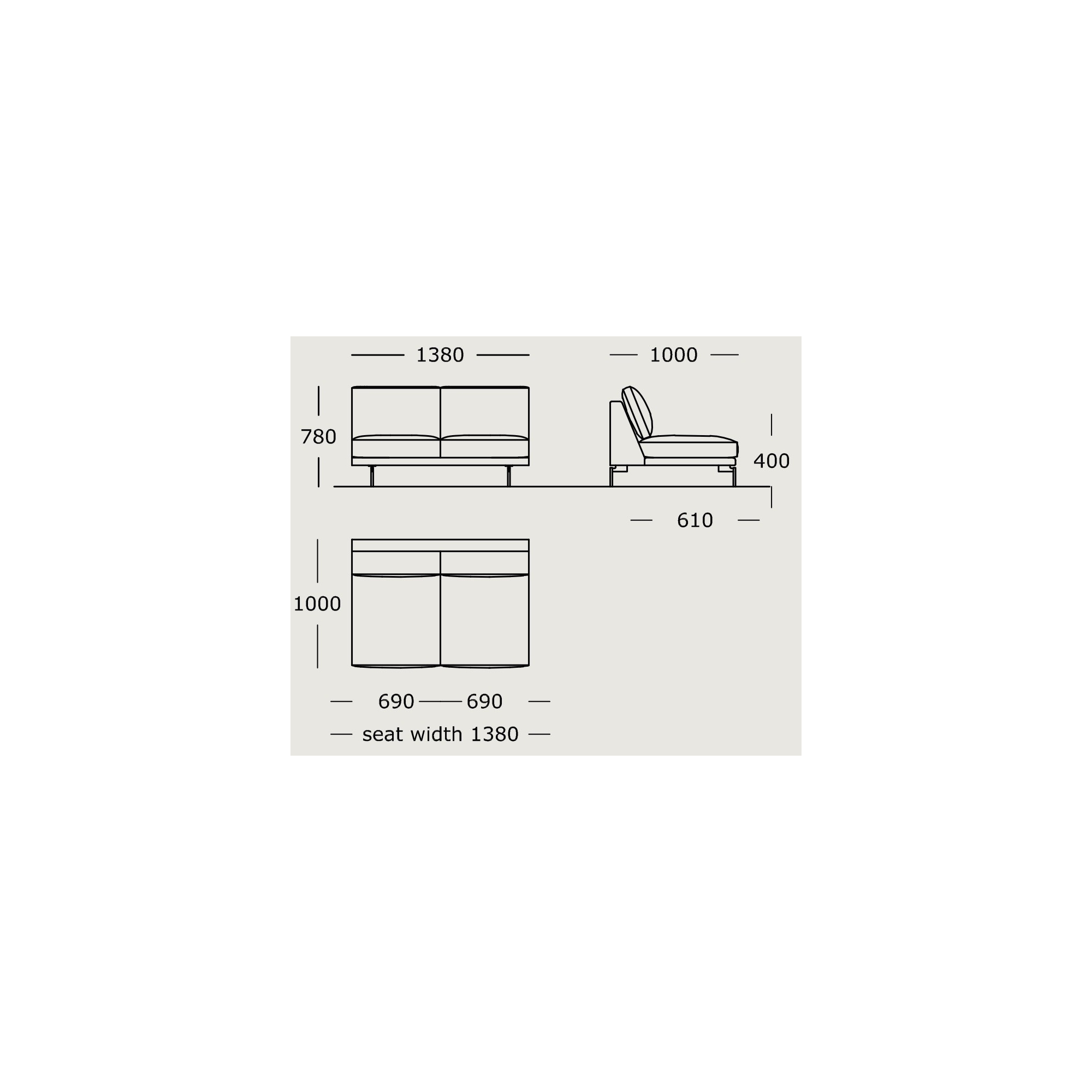 Module 2 – 138 cm – EDGE V1 - Wendelbo