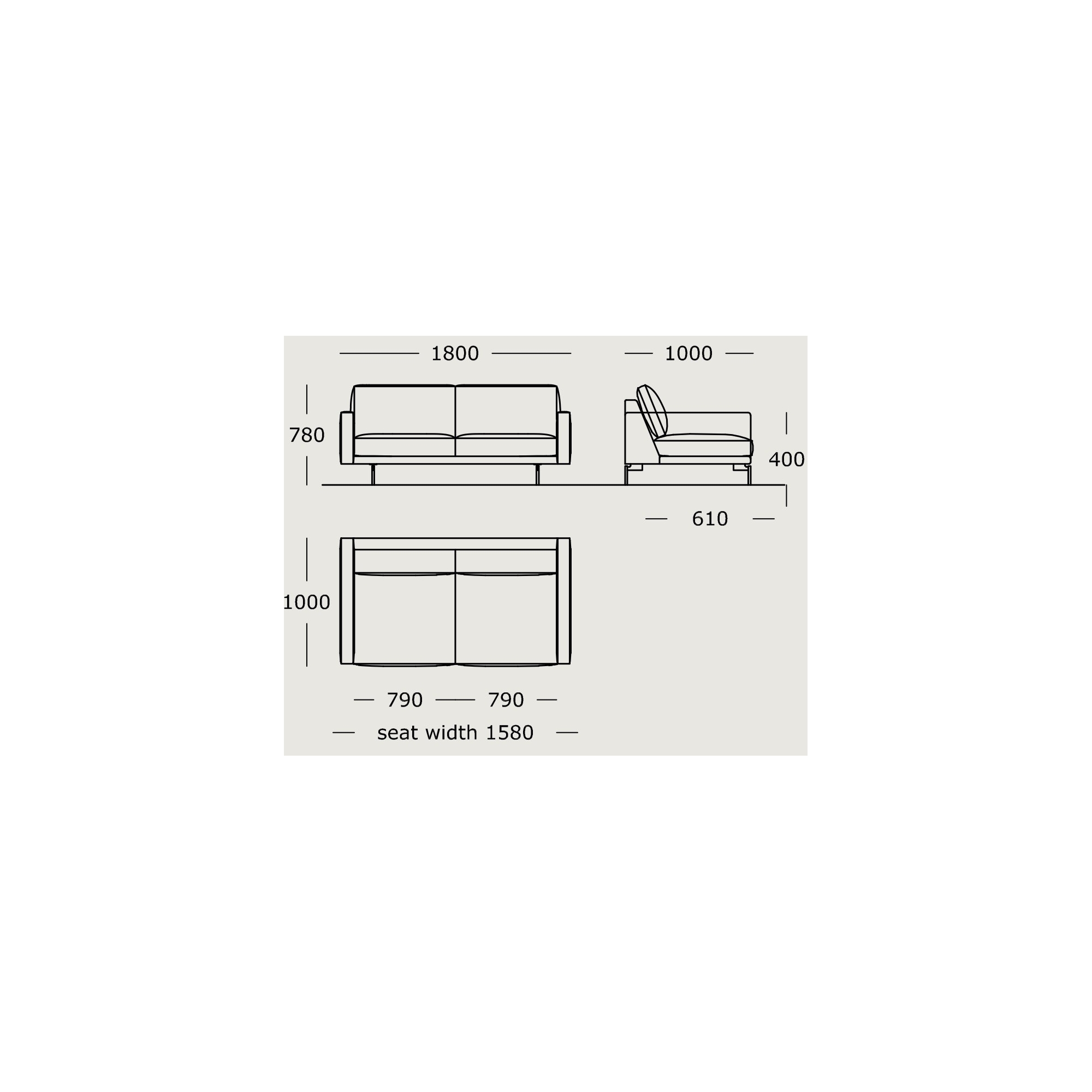 Module 5 – 180 cm – EDGE V1 - Wendelbo