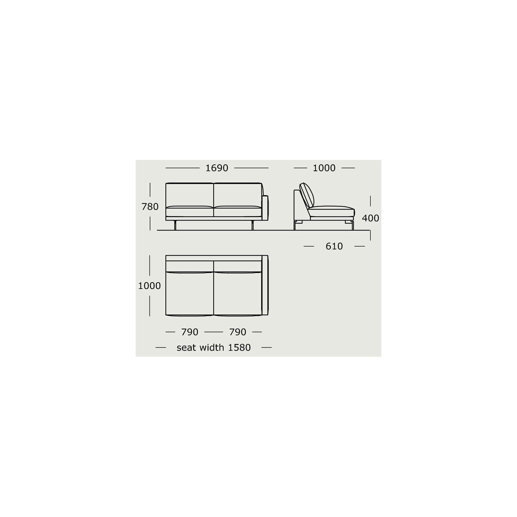 Module 8 – 169 cm – EDGE V1 - Wendelbo