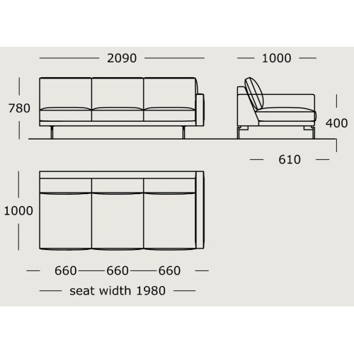 Module 20 – 209 cm – EDGE V1 - Wendelbo