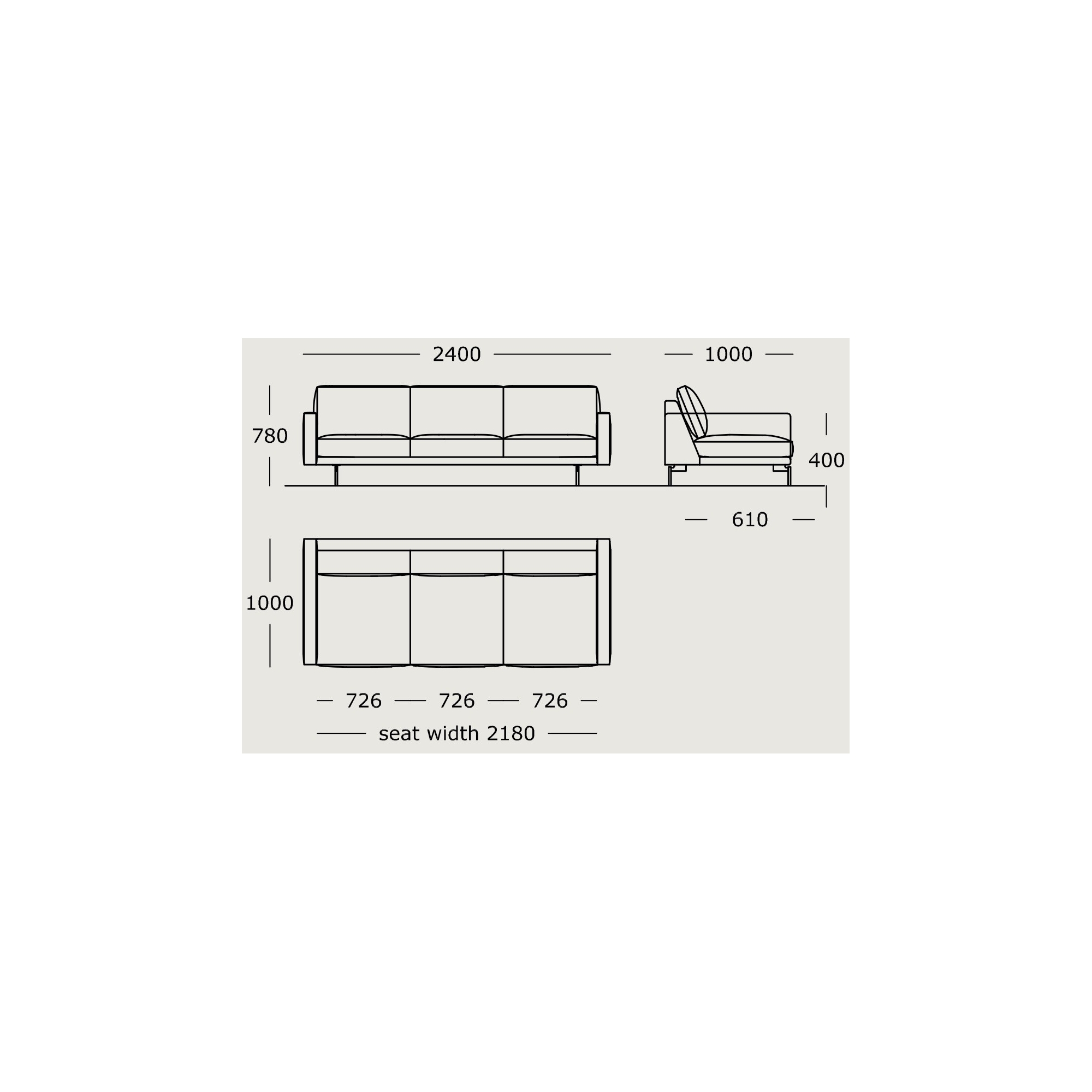 Module 25 – 240 cm – EDGE V1 - Wendelbo