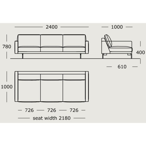 Module 25 – 240 cm – EDGE V1 - Wendelbo