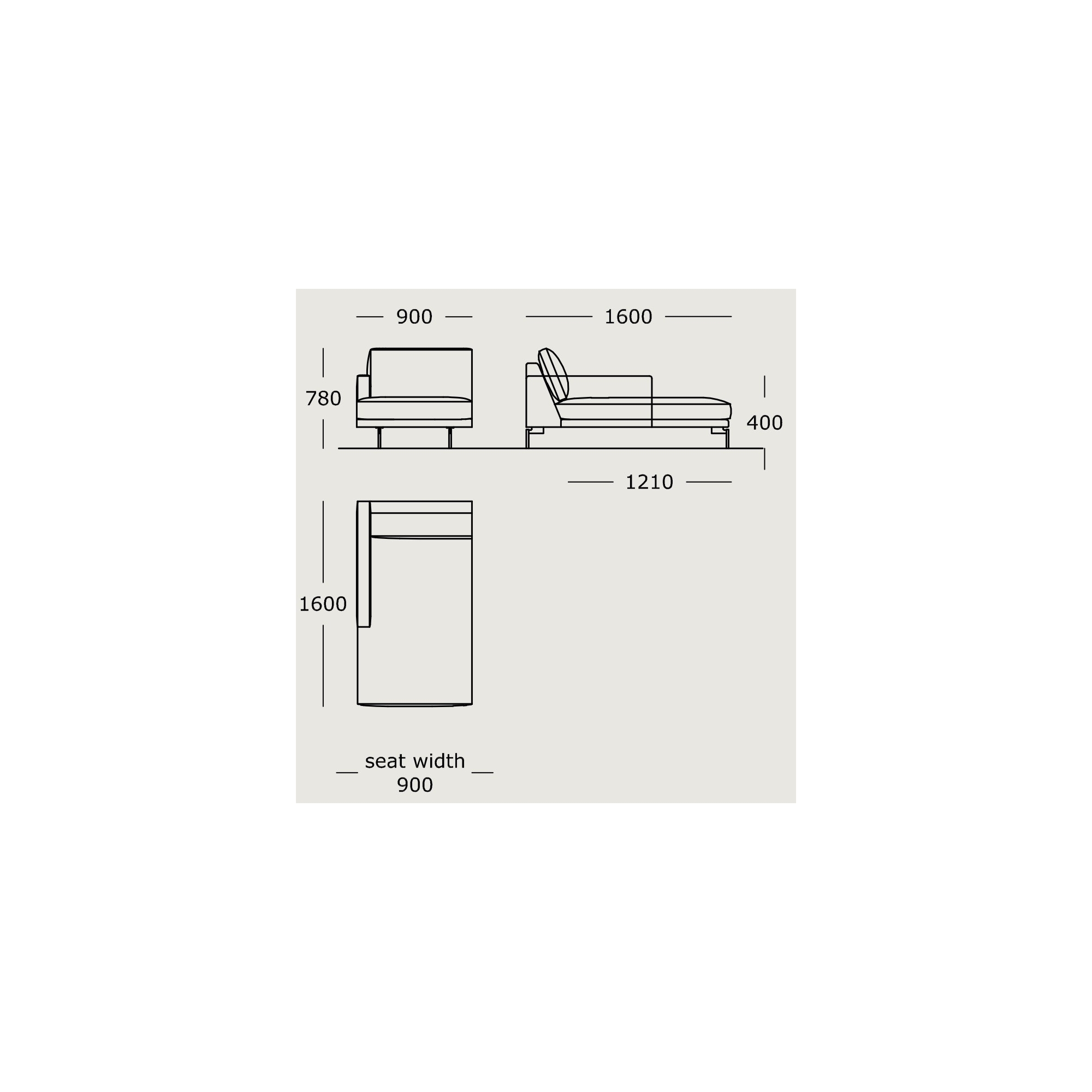 Module 29 – 90 x 160 cm – EDGE V1 - Wendelbo