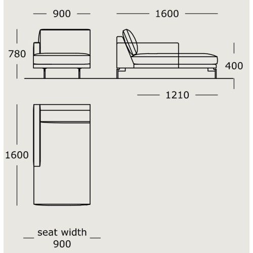 Module 29 – 90 x 160 cm – EDGE V1 - Wendelbo