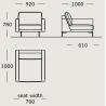 Module 35 – 92 cm – EDGE V1 (armchair) - Wendelbo