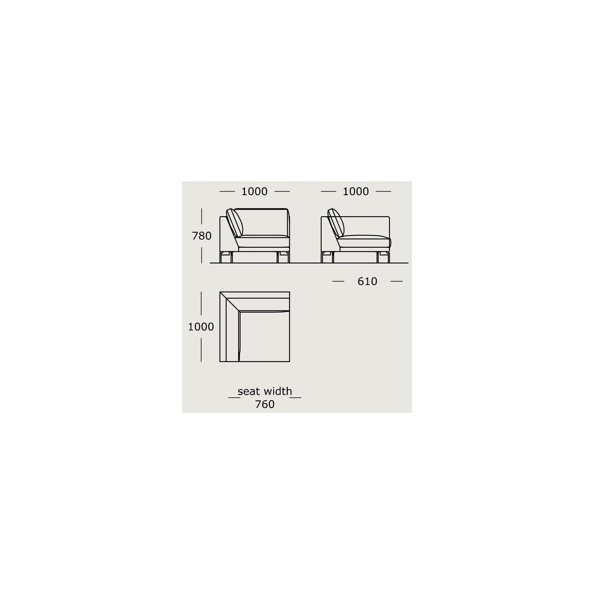 Module 36 – 100 cm – EDGE V1 (angle) - Wendelbo