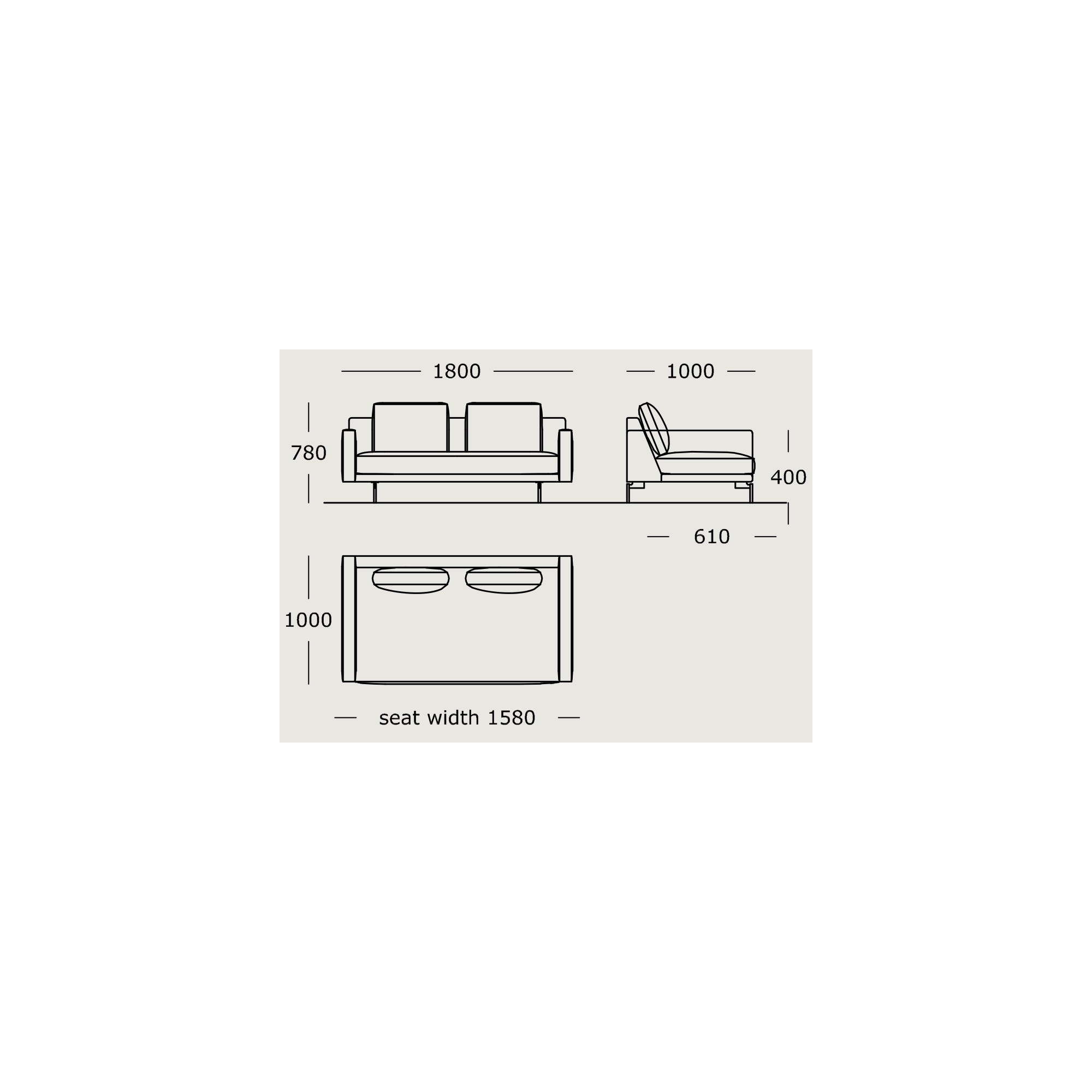 Module 5 – 180 cm – EDGE V2 - Wendelbo