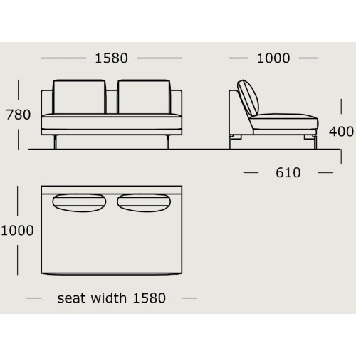 Module 6 – 158 cm – EDGE V2 - Wendelbo