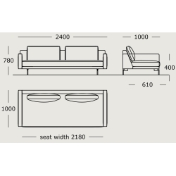 Module 21 – 240 cm – EDGE V2 - Wendelbo