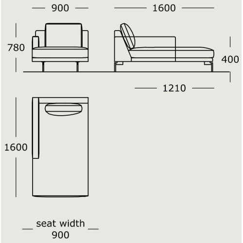 Module 29 – 90 x 160 cm – EDGE V2 - Wendelbo