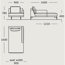 Module 30 – 90 x 160 cm – EDGE V2 - Wendelbo