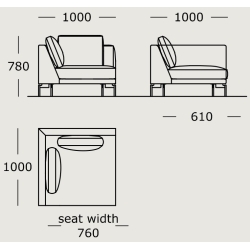 Module 36 – 100 cm – EDGE V2 (angle) - Wendelbo