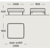 Module 37 – 100 x 90 cm – EDGE V2 - Wendelbo