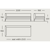 Module 5 – 233 x 95 cm – Blade - Wendelbo