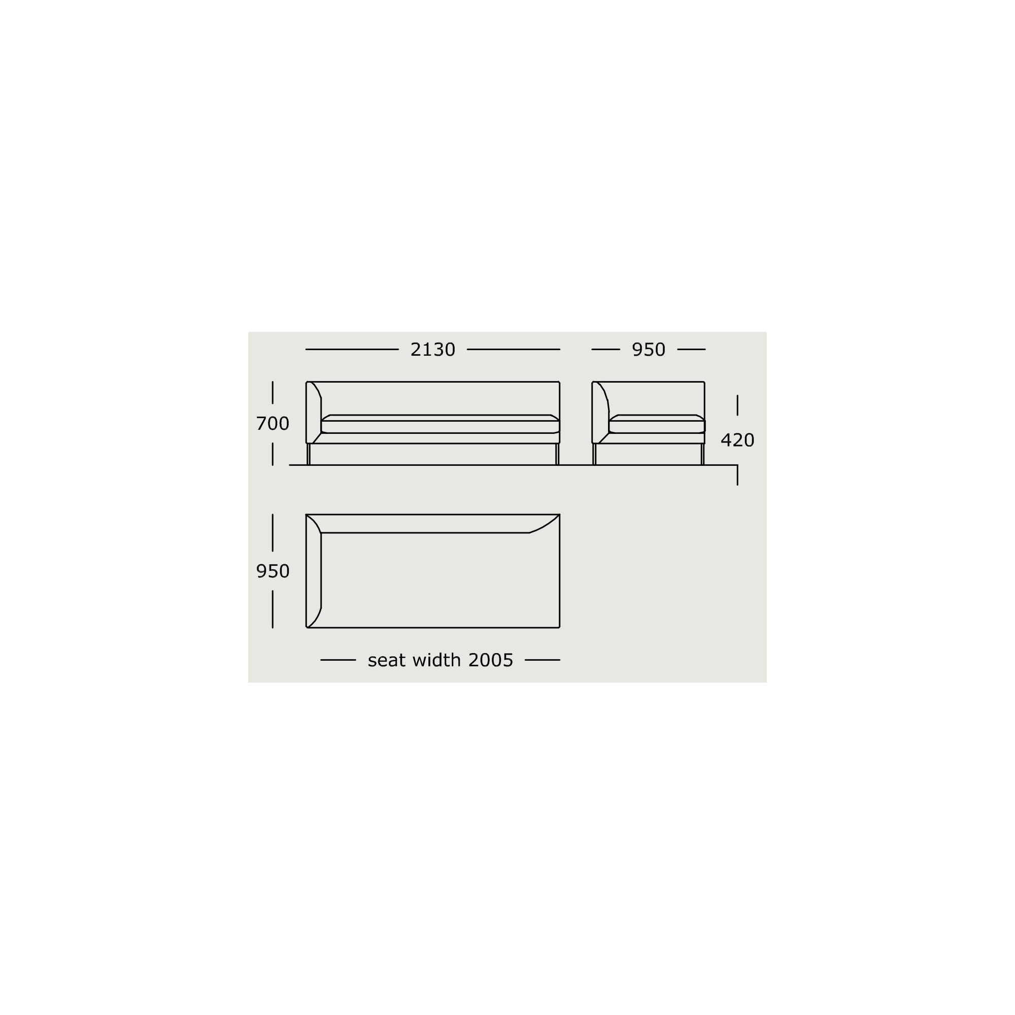 Module 7 – 213 x 95 cm – Blade - Wendelbo