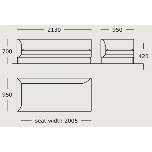 Module 7 – 213 x 95 cm – Blade - Wendelbo