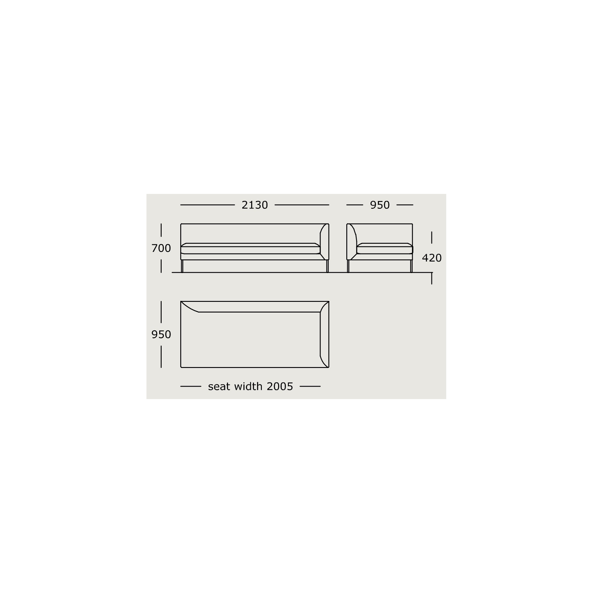 Module 8 – 213 x 95 cm – Blade - Wendelbo