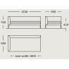 Module 9 – 193 x 95 cm – Blade - Wendelbo