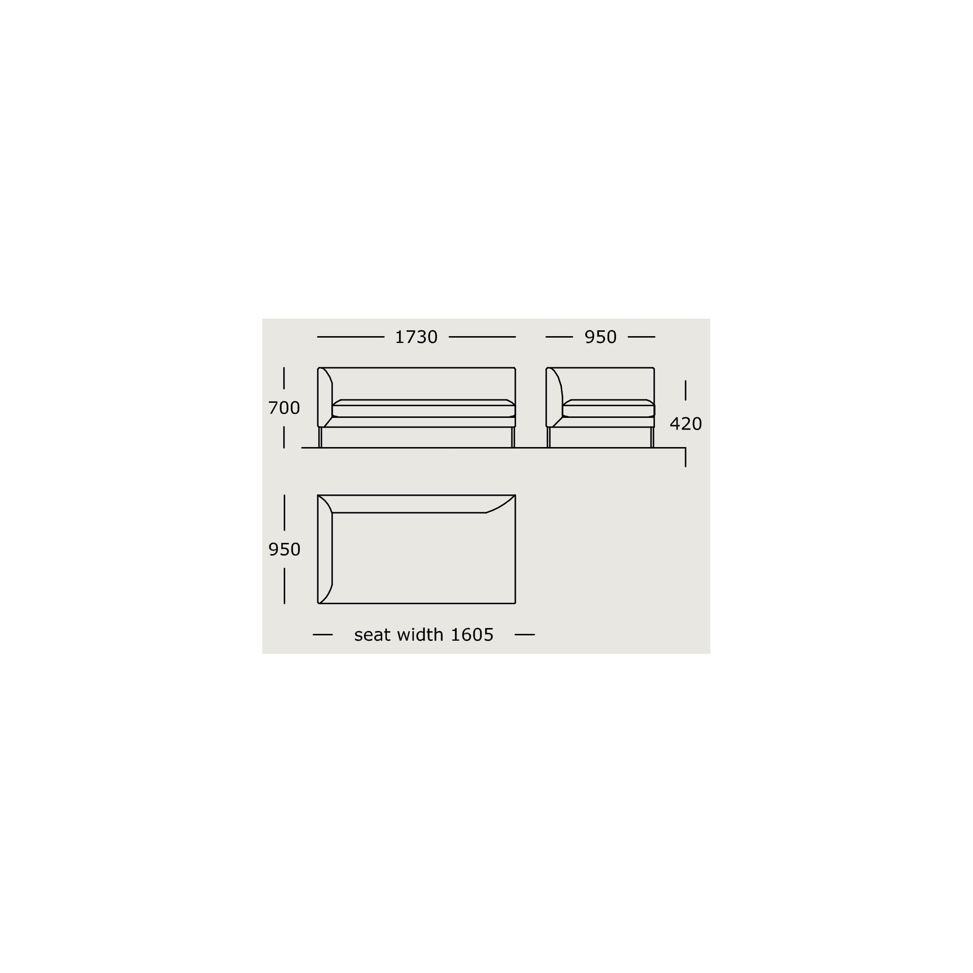 Module 11 – 173 x 95 cm – Blade - Wendelbo