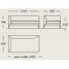 Module 11 – 173 x 95 cm – Blade - Wendelbo