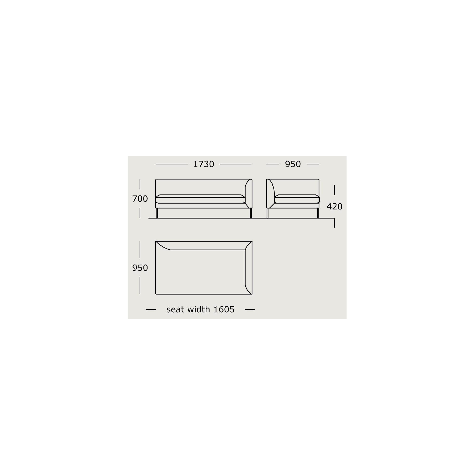 Module 12 – 173 x 95 cm – Blade - Wendelbo