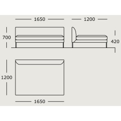 Module 13 – 165 x 95 cm – Blade - Wendelbo