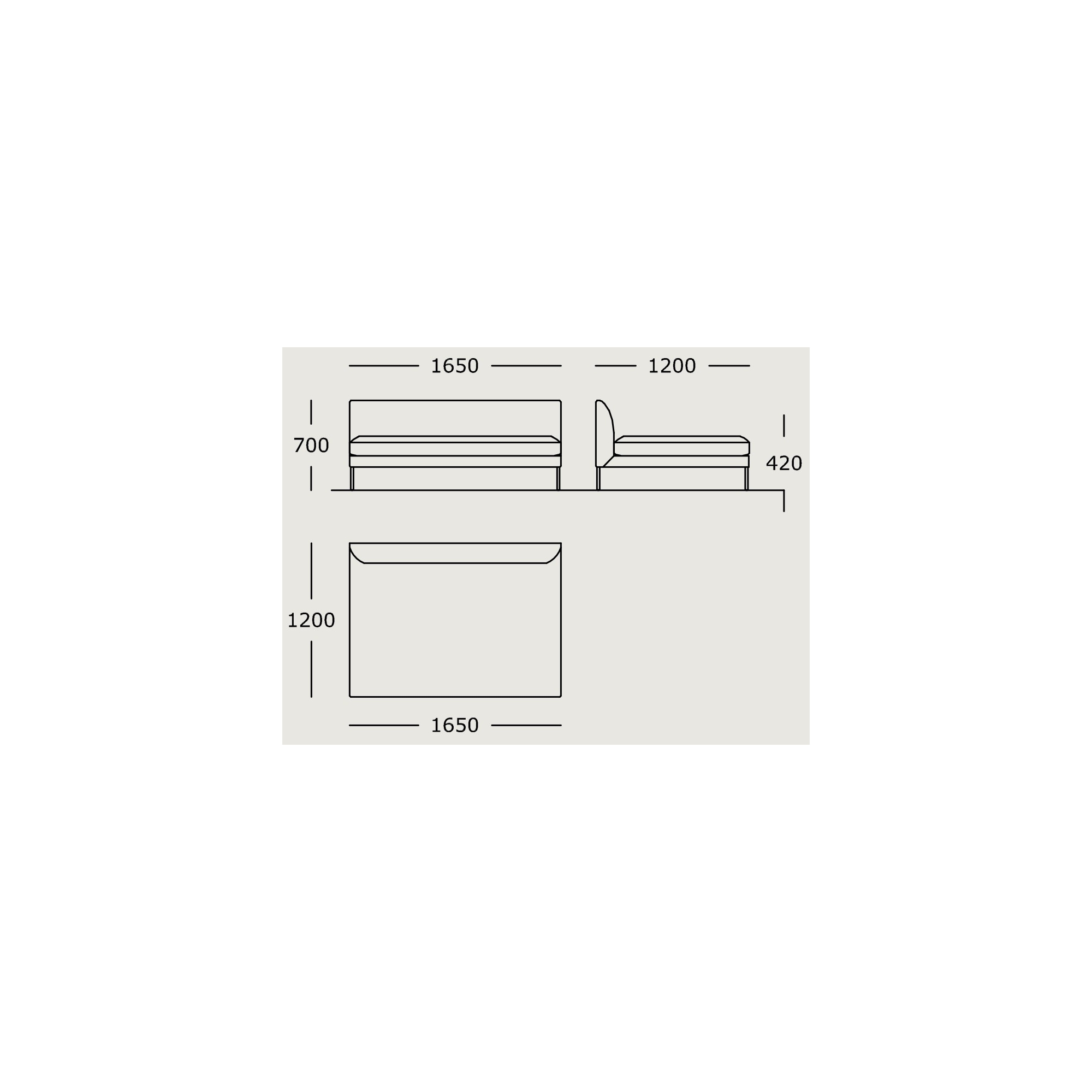 Module 13 – 165 x 95 cm – Blade - Wendelbo