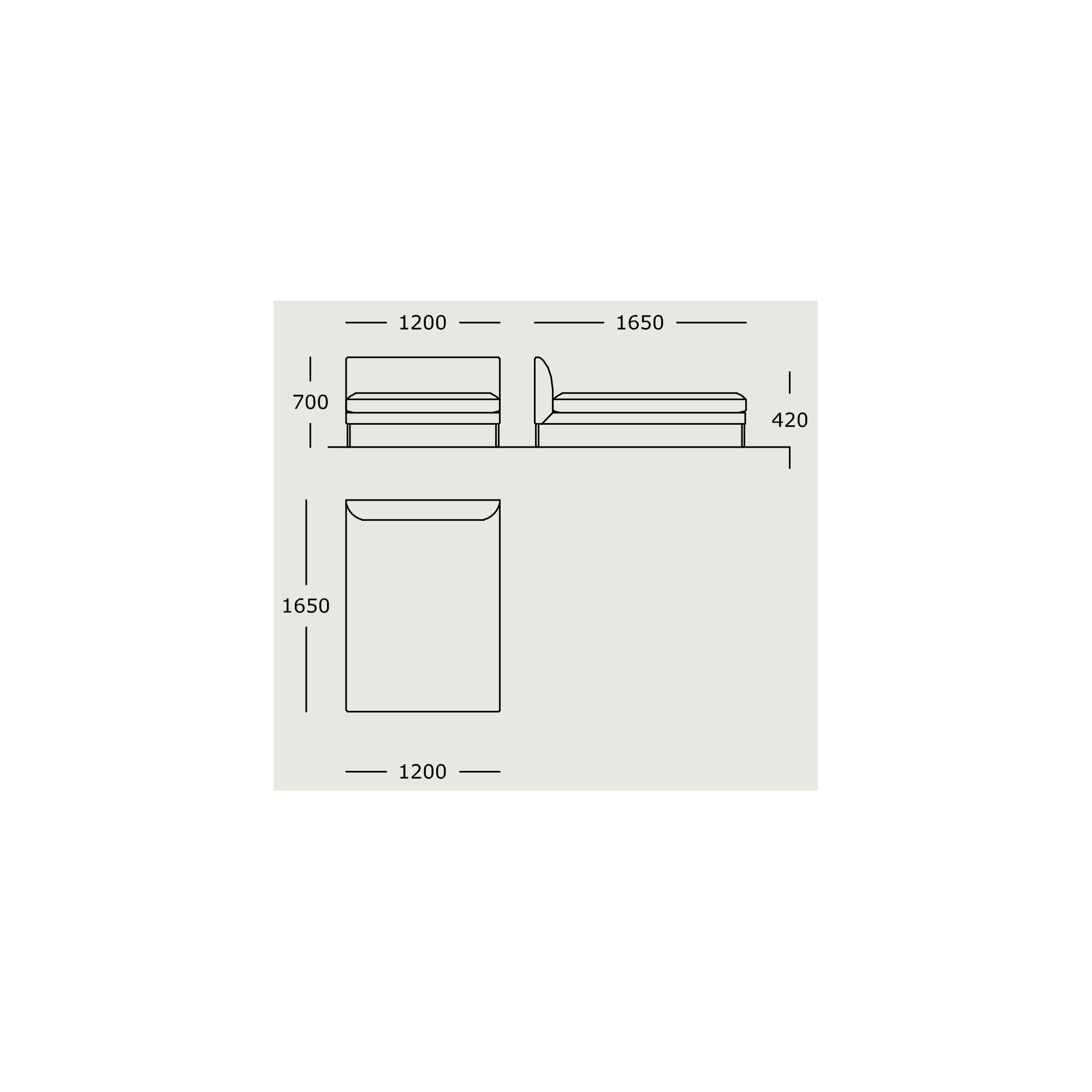 Module 14 – 120 x 165 cm – Blade - Wendelbo