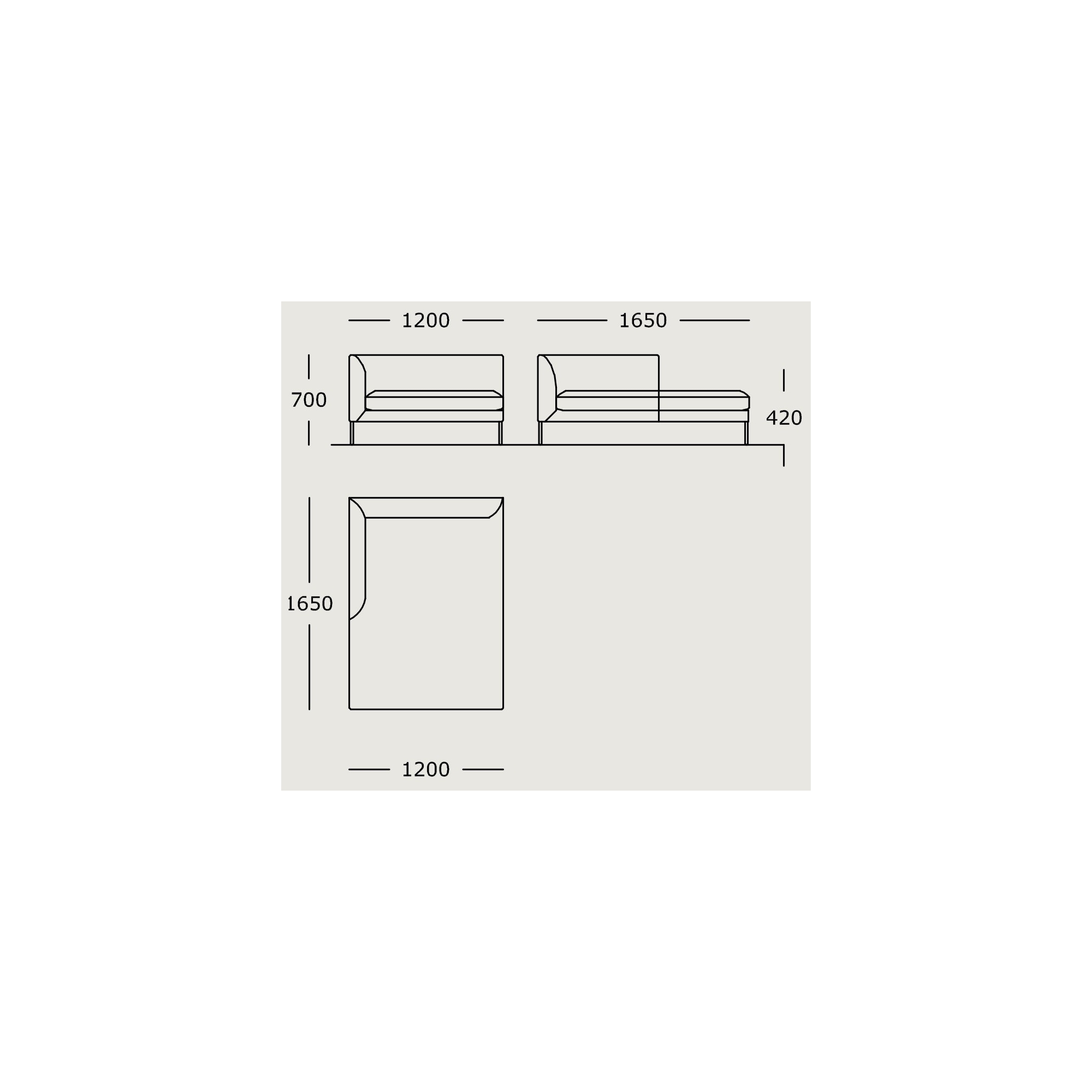 Module 15 – 120 x 165 cm – Blade - Wendelbo