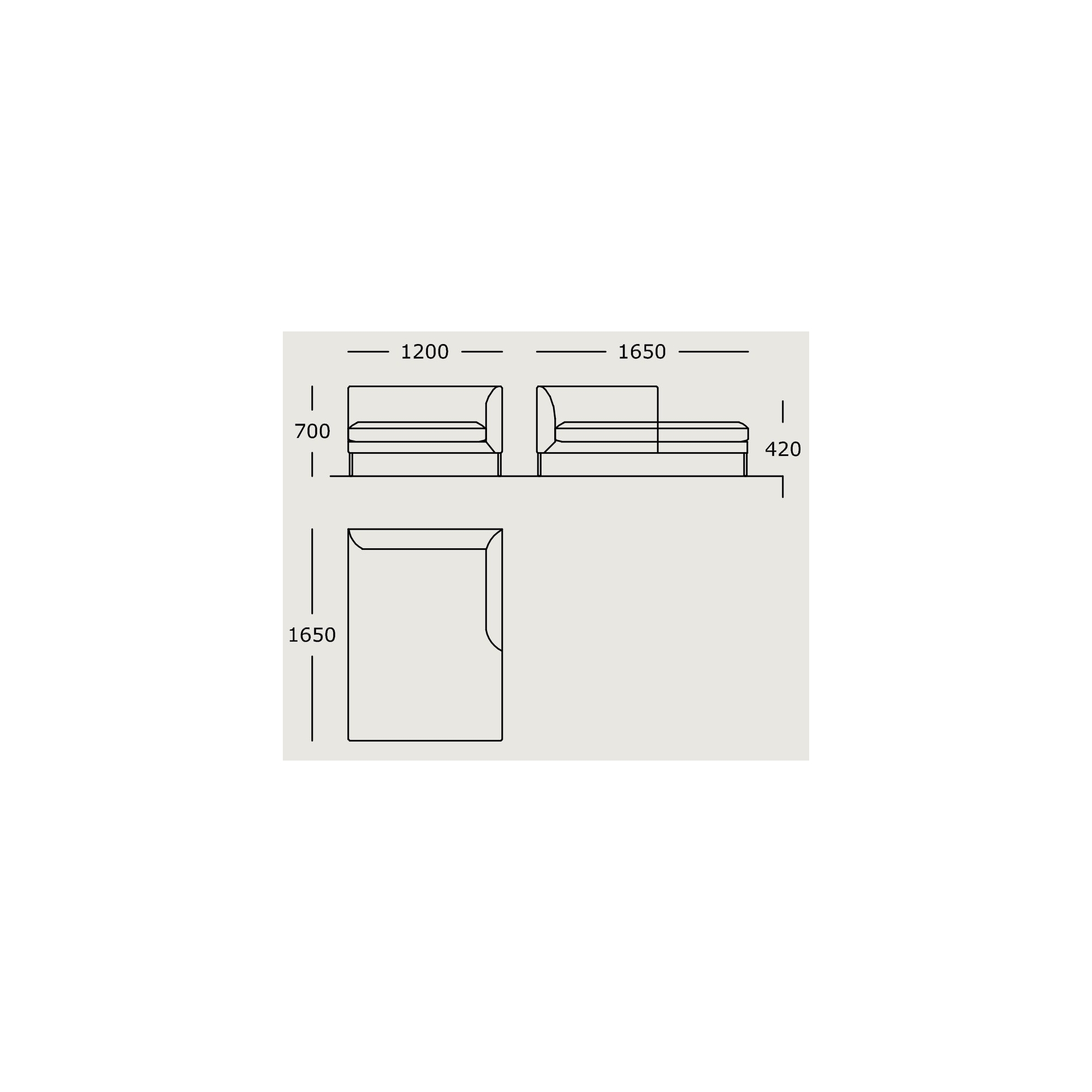 Module 16 – 120 x 165 cm – Blade - Wendelbo