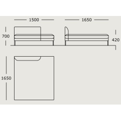 Module 17 – 150 x 165 cm – Blade - Wendelbo