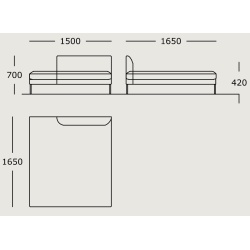 Module 18 – 150 x 165 cm – Blade - Wendelbo