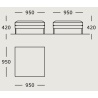 Module 23 – 95 x 95 cm – Blade - Wendelbo