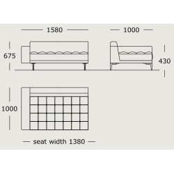 Module 3 – 158 x 100 cm – Campo - Wendelbo