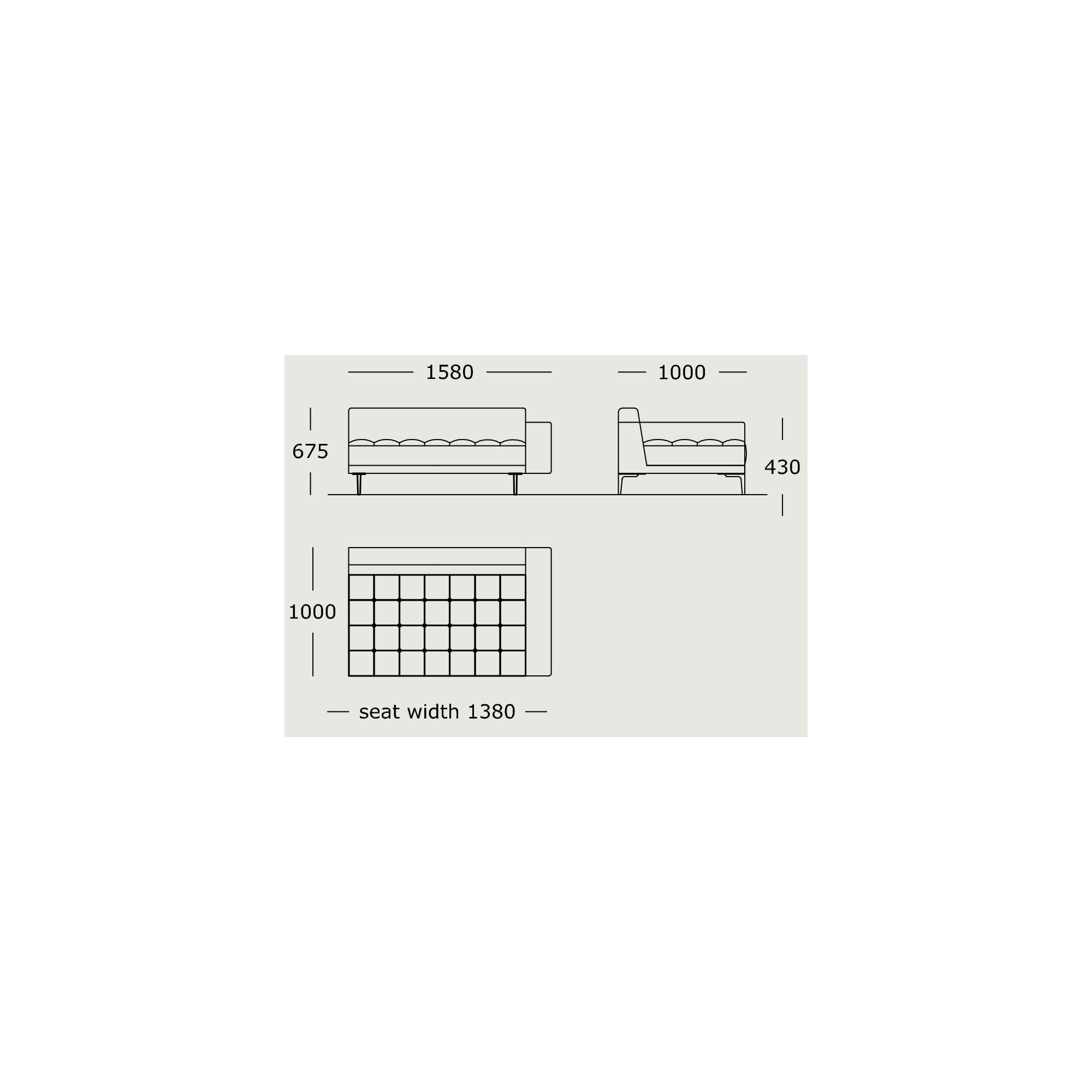 Module 4 – 158 x 100 cm – Campo - Wendelbo