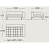 Module 4 – 158 x 100 cm – Campo - Wendelbo