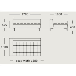 Module 7 – 178 x 100 cm – Campo - Wendelbo