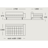 Module 8 – 178 x 100 cm – Campo - Wendelbo