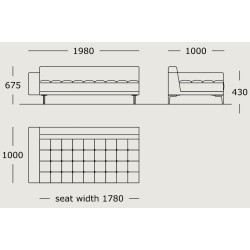 Module 11 – 198 x 100 cm – Campo - Wendelbo