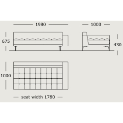 Module 12 – 198 x 100 cm – Campo - Wendelbo