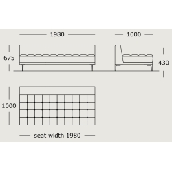 Module 14 – 198 x 100 cm – Campo - Wendelbo