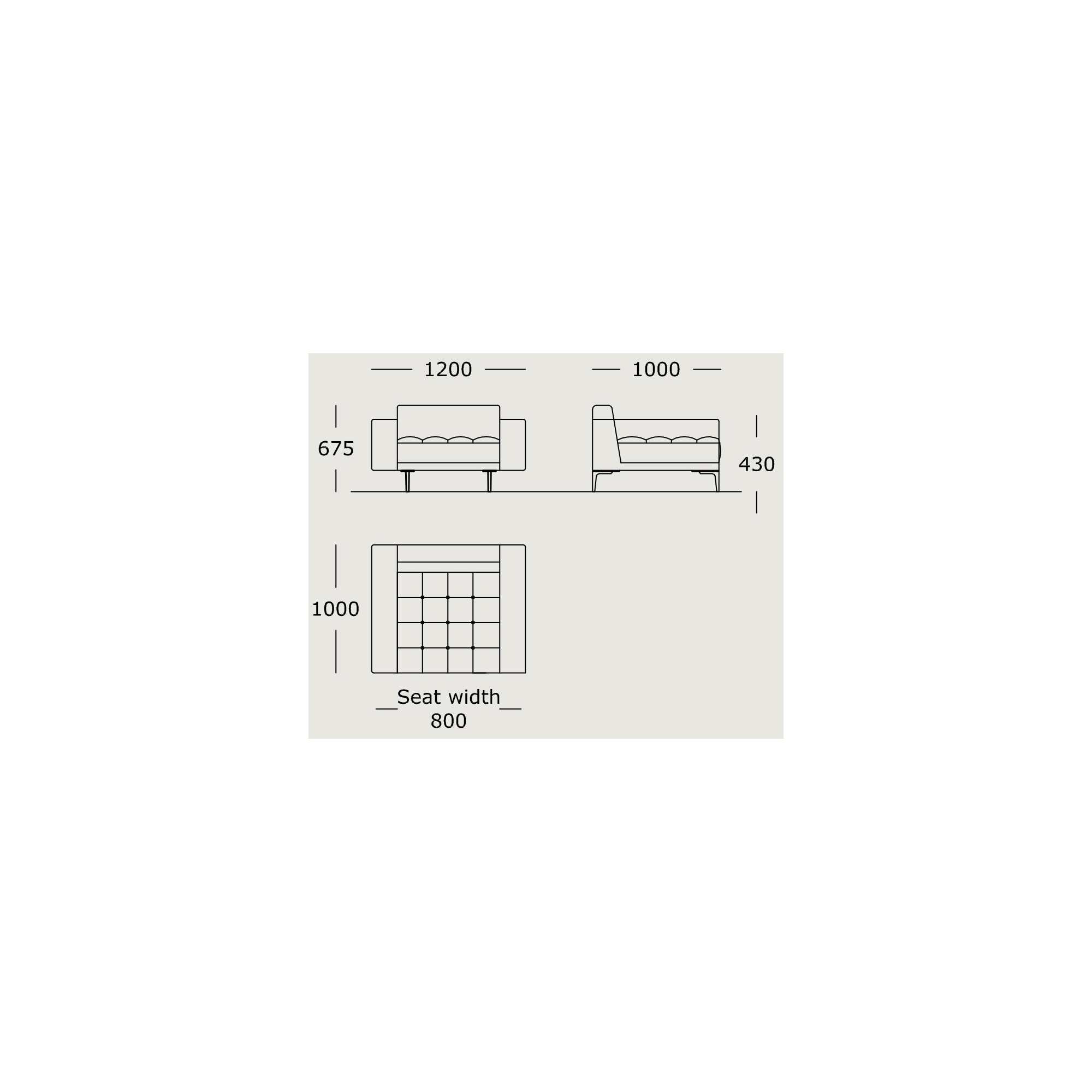 Module 29 – 120 x 100 cm – Campo - Wendelbo