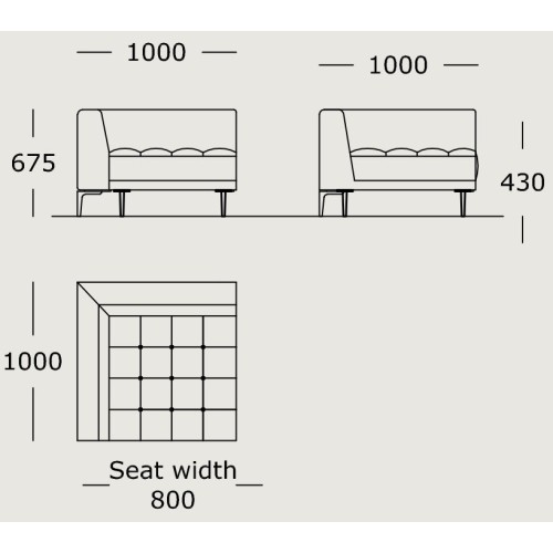 Module 30 – 100 x 100 cm – Campo - Wendelbo