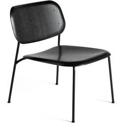 Black – Soft Edge 100 lounge chair - HAY