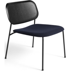 Noir / Vidar 554 – Fauteuil Soft Edge 100 - HAY