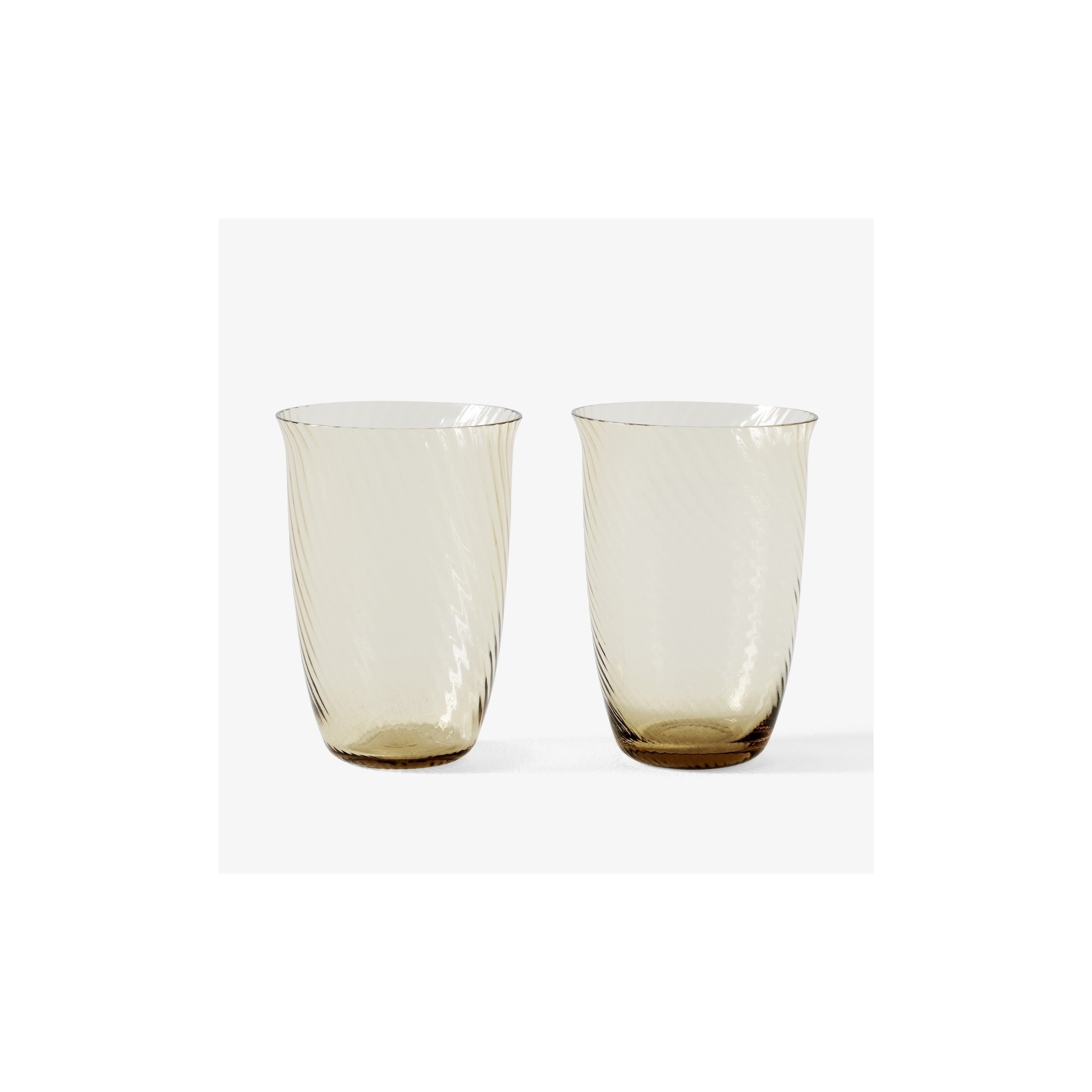 2 Glasses Collect 400ml Amber – SC61 - OFFER